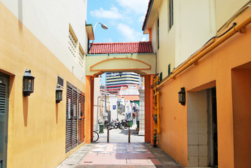 Fototapeta na wymiar Little India street in Singapore
