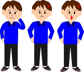 男性シリーズ（不機嫌）