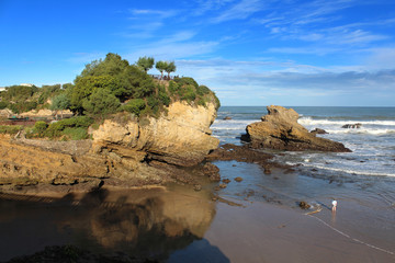 Fototapeta premium Biarritz (France) / Rocher du Basta