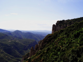 Fototapeta na wymiar Spain, Montserrat mountains