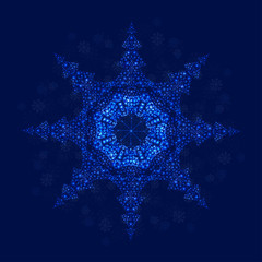 Decorative ornate snowflake