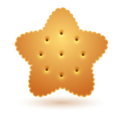 Cracker in star shape