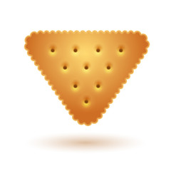 Cracker in triangle shape