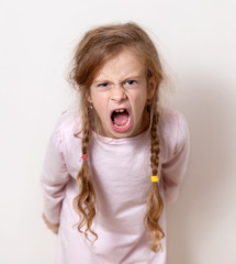 little girl anger