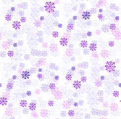 Abstract seamless background with snowflakes