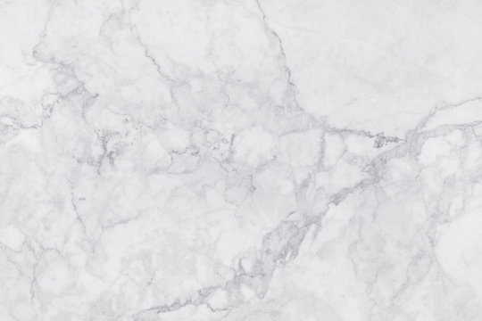 White marble texture with natural pattern for background or design.