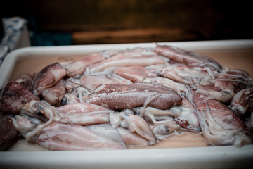 fish at Bolhao market, Porto, Portugal