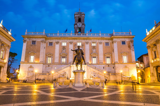 Palazzo Senatorio At Campidoglio Square 