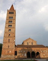 highest steeple and Benedictine abbey of the Pomposa