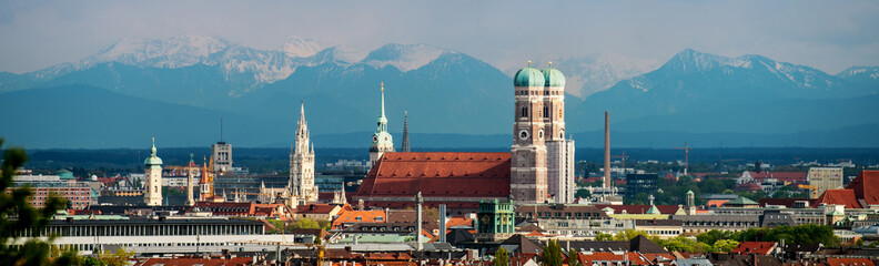 München Panorama - obrazy, fototapety, plakaty