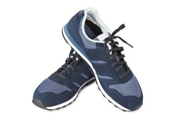 Blue sneakers