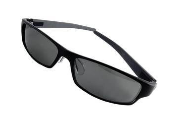 Fashion sunglasses on a white background