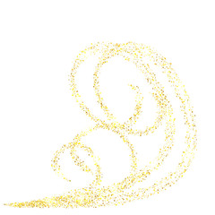 Vector gold glitter abstract background