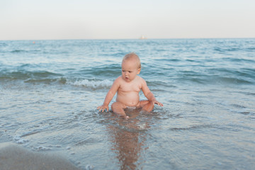 Child on the beach