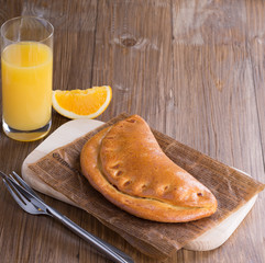 muffins, breakfast pastries, bread, bun, coffee, flour, wooden, rustic