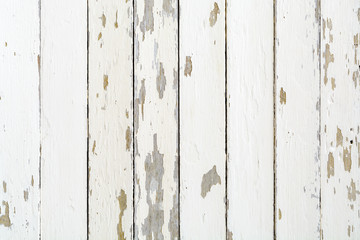 White rustic distressed wood wall texture background
