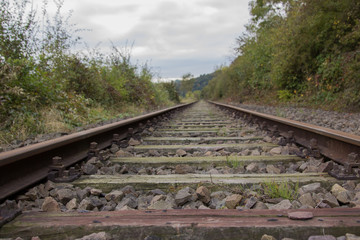 Fototapeta premium kein Zug in Sicht