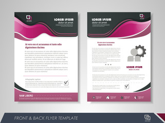 Corporate identity template brochure