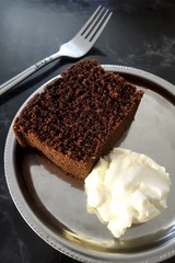 Chocolate Cake with Cream