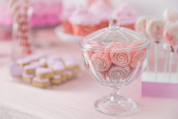 sweet corner of a birthday party