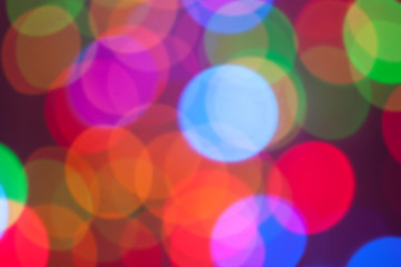 Colorful bokeh for background