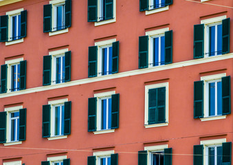 Fototapeta na wymiar Window in Red Brick Building