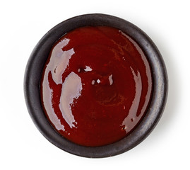 Bowl of barbecue sauce
