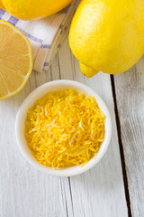 lemon zest