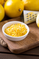 lemon zest