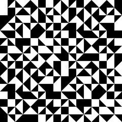 Vector modern abstract geometry  tile pattern. black and white seamless geometric background . subtle pillow and bed sheet design. creative art deco. hipster fashion print