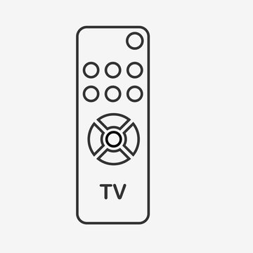 Remote control - vector icon isolated
