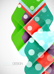 Geometric abstract background