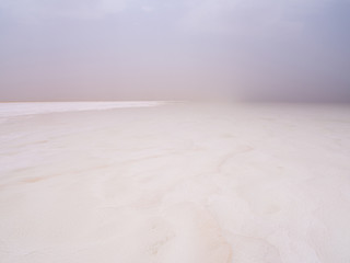 Salt desert and lake, Ethiopia