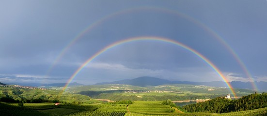 Trentino - arcobaleno in val di Non 