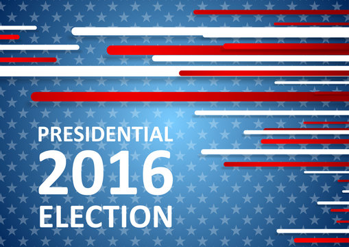 USA Presidential Election 2016 brochure template