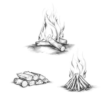 Campfire Sketch Images – Browse 5,471 Stock Photos, Vectors, and Video |  Adobe Stock