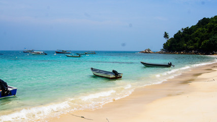 Small Boats at Beach
