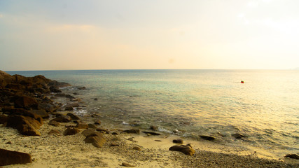Early Sunset at Beach in Malaysia