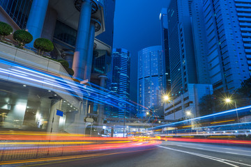 Fototapeta na wymiar Hong Kong night cityscape,china.