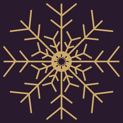 Christmas snowflakes seamless background. 