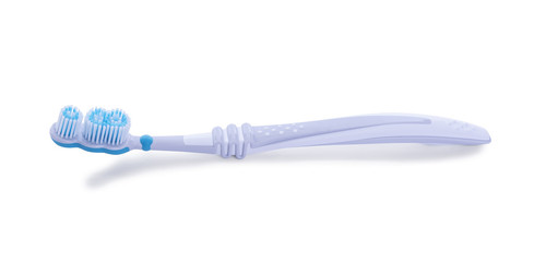 Toothbrush on a white background.