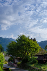 萱葺きの里　美山の秋　京都
