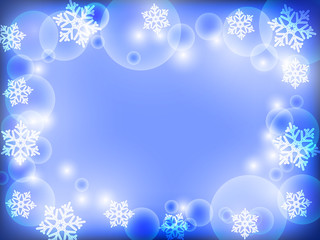 雪の結晶の背景画像