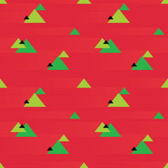 Abstract seamless background with Colorful Triangles. Vector
