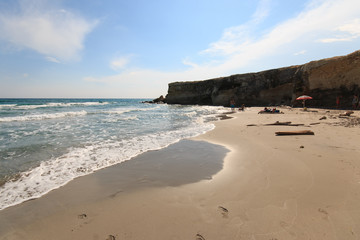 Fototapeta na wymiar spiaggia a Torre Sant'Andrea - Salento, Puglia