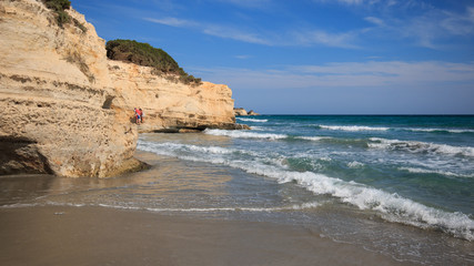 spiaggia a Torre Sant'Andrea - Salento, Puglia