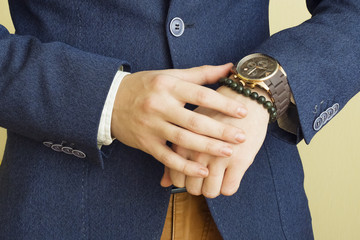 watch, time, luxury, businessman, clock, hand, business, man, icon, suit, wrist, watches, smart, wristwatch, black, white, wear, shirt, fashion, men, apple, button, clothing, formal, tie