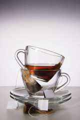 two cups of tea