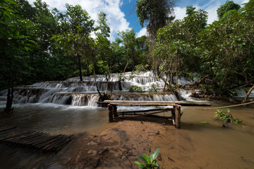 Obraz premium New Waterfall Sangkhlaburi