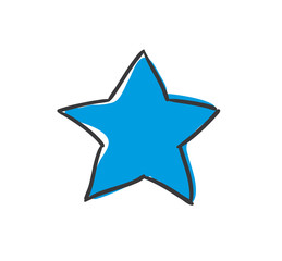 Obraz premium Stick Figure Series Icon / Stern